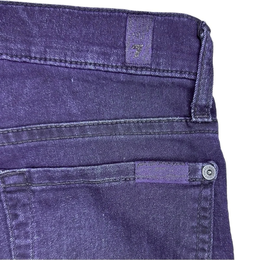 7 For All Mankind Women’s The Skinny Low-rise Jean Size 25 - Picture 5 of 11